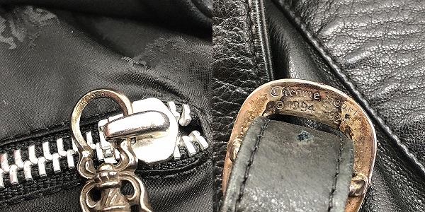 実際に弊社で買取させて頂いたCHROME HEARTS/クロムハーツ REAPER BAG/リーパーバッグ バックパックの画像 7枚目