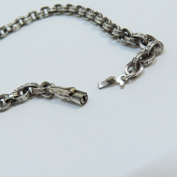 実際に弊社で買取させて頂いたCHROME HEARTS/クロムハーツ PAPER CHAIN 30/ペーパーチェーン ネックレス 30インチの画像 4枚目