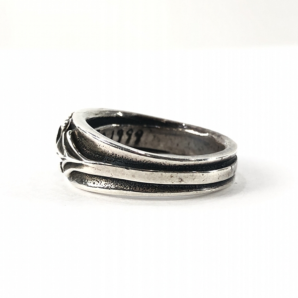 実際に弊社で買取させて頂いたBill Wall Leather/BWL/ビルウォールレザー クロス リング/21.5号の画像 2枚目