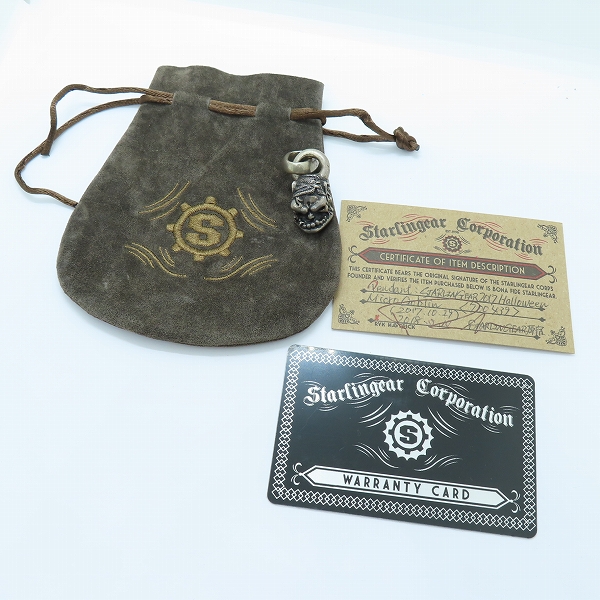 実際に弊社で買取させて頂いた【ギャラ付】 STARLINGEAR/スターリンギア 17HW/ハロウィン マイクロ ゴブリン ペンダント トップの画像 8枚目