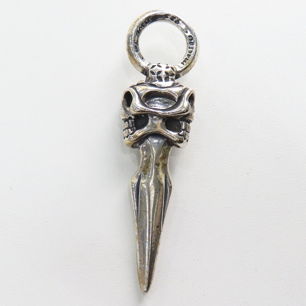 実際に弊社で買取させて頂いたBill Wall Leather/BWL/ビルウォールレザー MALIBU/マリブ ダブルスカルダガー ペンダントの画像 1枚目