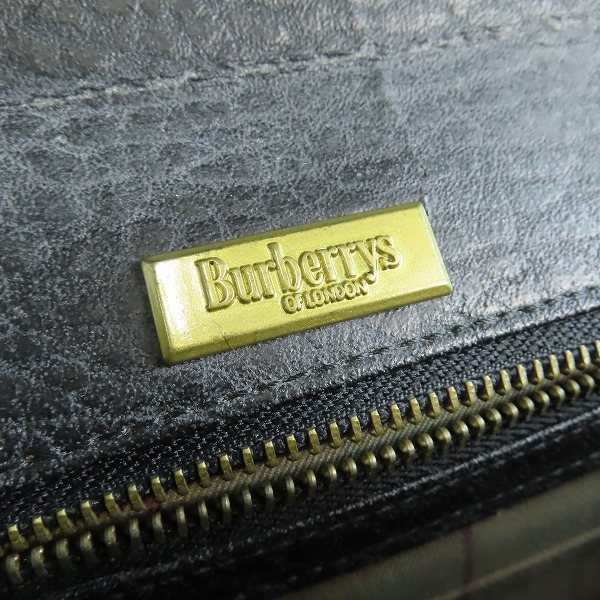 実際に弊社で買取させて頂いたBurberrys/バーバリーズ レザー ワンハンドル ハンドバッグ ビジネスバッグ ブリーフの画像 4枚目