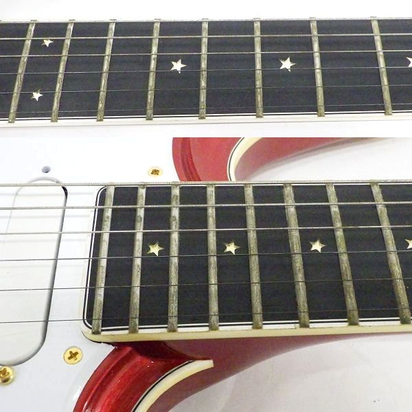 実際に弊社で買取させて頂いた★Guyatone/グヤトーン Sharp 5 CUSTOM LG-2100M MK III 1994 ビザール エレキギター ハードケース付の画像 4枚目