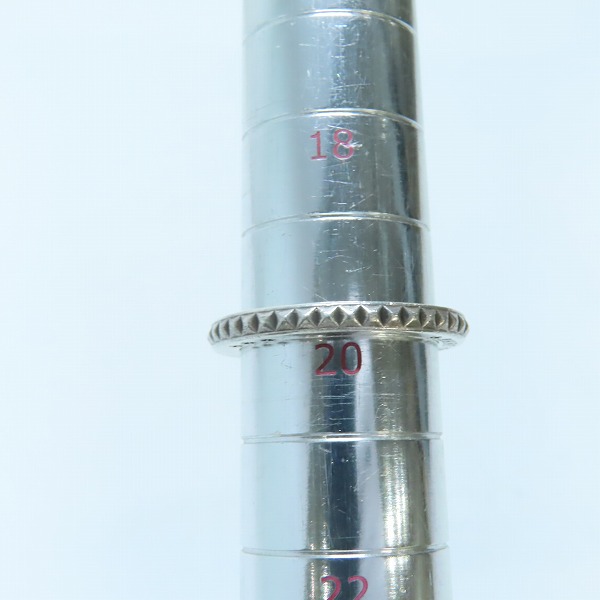 実際に弊社で買取させて頂いたCHROME HEARTS/クロムハーツ TFP Juvi punk/トゥルーファッキンパンク ジュビパンク リング/20号の画像 8枚目