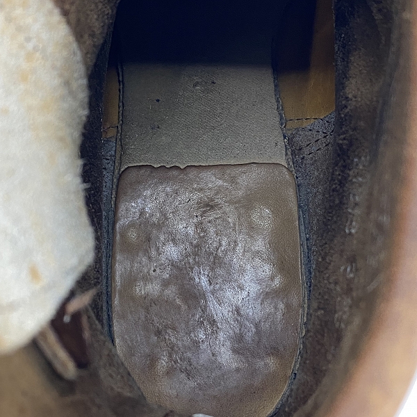 実際に弊社で買取させて頂いたCHIPPEWA/チペワ レザーショートエンジニアブーツ ブラウン 27873/9.5Eの画像 5枚目