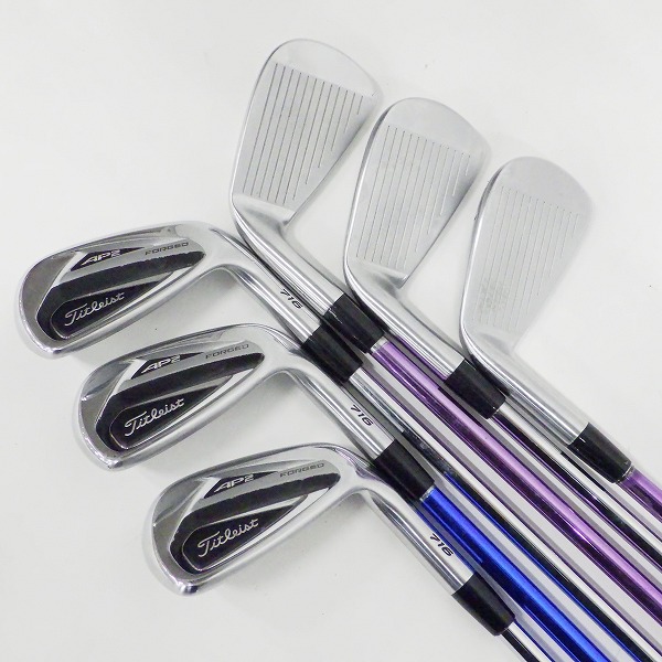 実際に弊社で買取させて頂いた【難有り】Titleist/タイトリスト AP2 FORGED 716 フォージド アイアン #5～9,Pw 6本セット Dynamic Gold 他 FLEX:S200の画像 3枚目