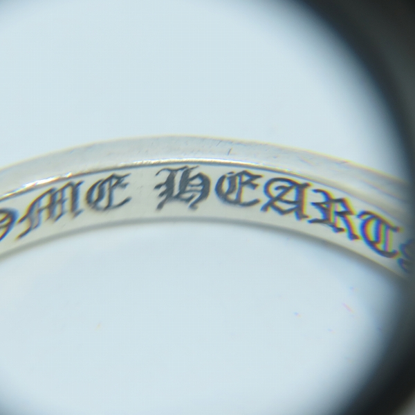 実際に弊社で買取させて頂いたCHROME HEARTS/クロムハーツ BABYCLSC/ベイビークラシック フローラルクロス リング/12.5-13号の画像 7枚目