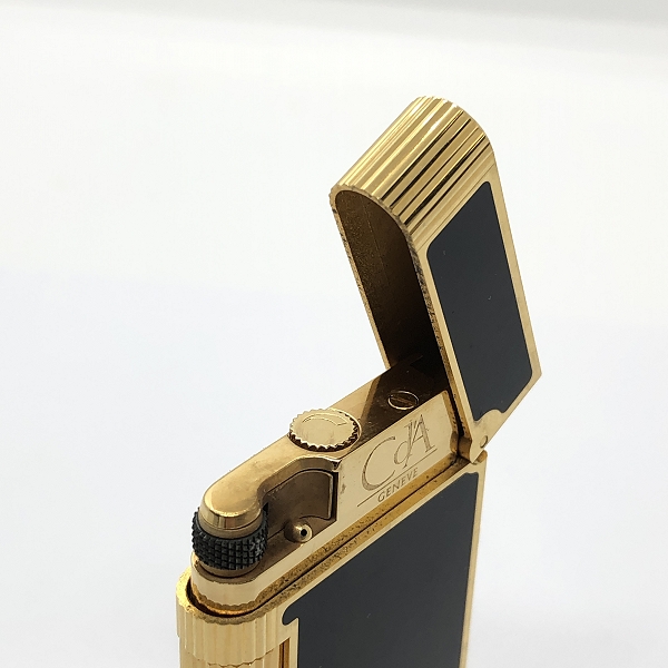 実際に弊社で買取させて頂いたCARAN d'ACHE/カランダッシュ ガスライター ブラック×ゴールドの画像 5枚目