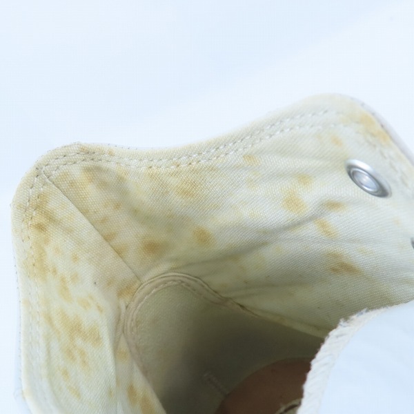 実際に弊社で買取させて頂いたCONVERSE/コンバース ADDICT/アディクト CHUCK TAYLOR/チャックテイラー レザー スニーカー/26.5の画像 7枚目