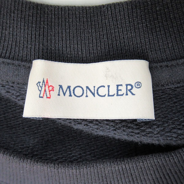 実際に弊社で買取させて頂いた【JPタグ】MONCLER/モンクレール FELPA GIROCOLLO ロゴ スウェット/トレーナー I10918G00005/Lの画像 2枚目