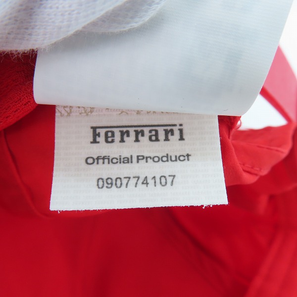 実際に弊社で買取させて頂いたPUMA/プーマ FERRARI/フェラーリ Santander F1 レーシングキャップ レッドの画像 8枚目