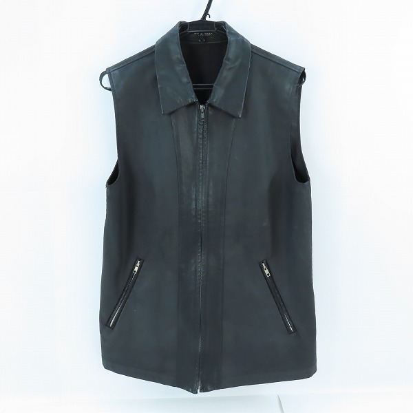 実際に弊社で買取させて頂いたUNDERCOVER/アンダーカバー レザー切り替え ジップベスト ジャケット UC-6S-V-01 
