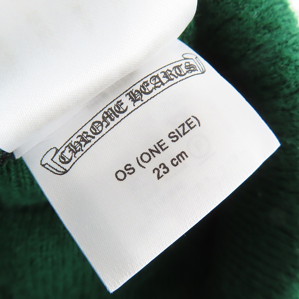 実際に弊社で買取させて頂いた【JPタグ】CHROME HEARTS×MATTY BOY/クロムハーツ×マッティボーイ Spec Beanie ニットキャップ/ビーニー/ONE SIZEの画像 4枚目
