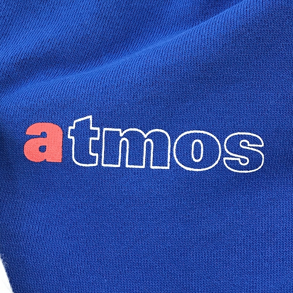 実際に弊社で買取させて頂いたatmos/アトモス ワッペン/刺繍 ロゴプリントスウェット トラック パンツ MA23F-LP053/Lの画像 6枚目