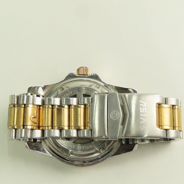 実際に弊社で買取させて頂いたEVISU/エヴィス YAMATE AUTOMATIC 腕時計 ev-7010の画像 2枚目