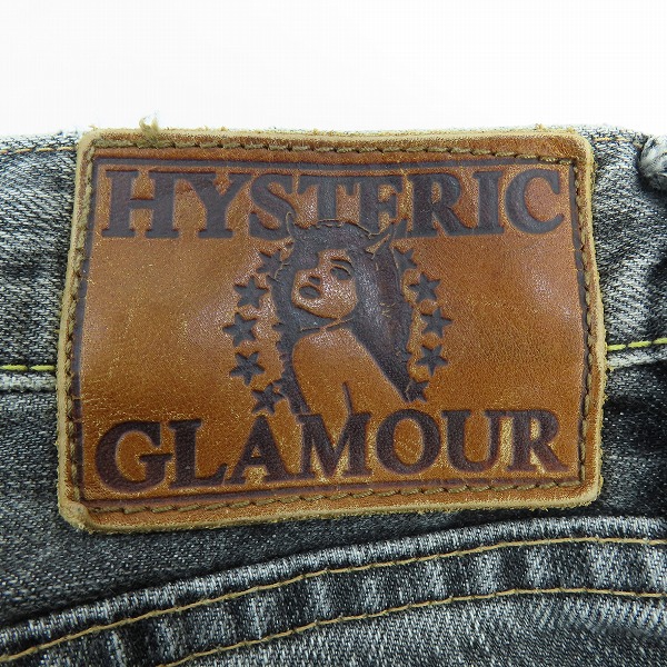 実際に弊社で買取させて頂いたHYSTERIC GLAMOUR/ヒステリックグラマー NOBU加工/ストレート デニムパンツ 0293AP09/34の画像 3枚目
