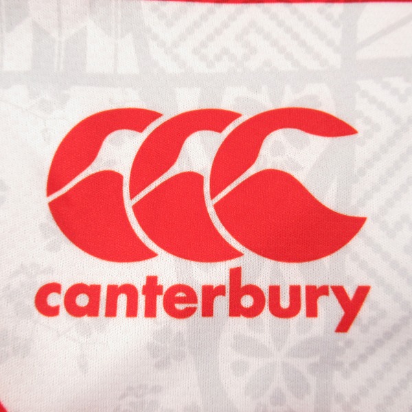 実際に弊社で買取させて頂いたcanterbury/カンタベリー 2019年 ラグビーワールドカップ 日本代表 ホーム レプリカジャージ RG30095/Lの画像 5枚目