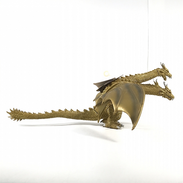 実際に弊社で買取させて頂いたBANDAI/バンダイ ムービーモンスターシリーズ 2002 キングギドラ ソフビ タグ付きの画像 4枚目