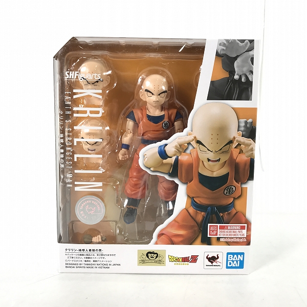 実際に弊社で買取させて頂いたBANDAI/バンダイ S.H.FiguartsドラゴンボールZ クリリン 地球人最強の男
