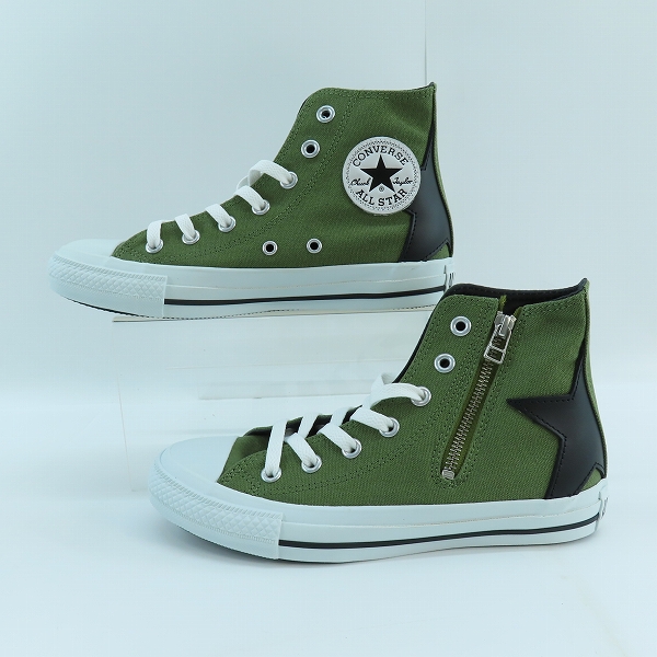 実際に弊社で買取させて頂いたCONVERSE/コンバース ALL STAR BS Z HI OLIVE/BLACK スニーカー 1CL306/24の画像 3枚目