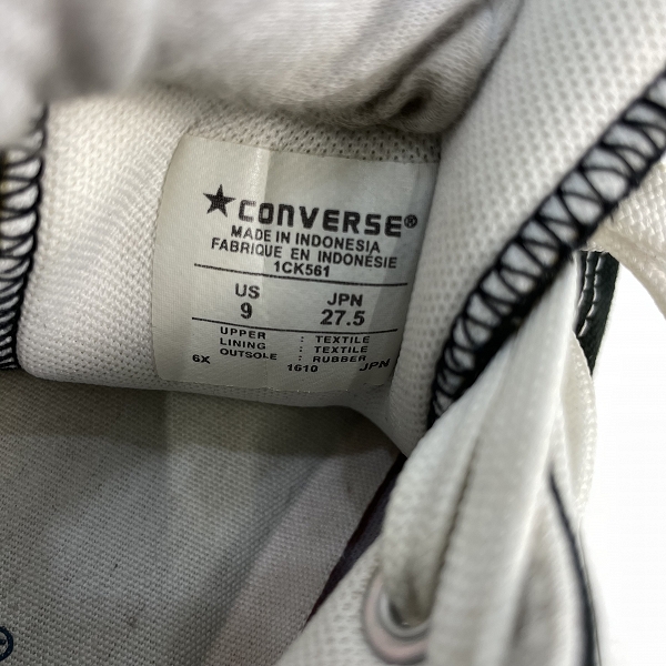 実際に弊社で買取させて頂いたCONVERSE/コンバース ALL STAR 100 COLORS HI オールスター 1CK561/27.5の画像 5枚目