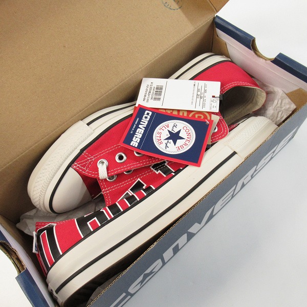 実際に弊社で買取させて頂いた【未使用】CONVERSE/コンバース ALL STAR NBA OX CHI オールスター ブルズ 1SD536 28.0の画像 7枚目