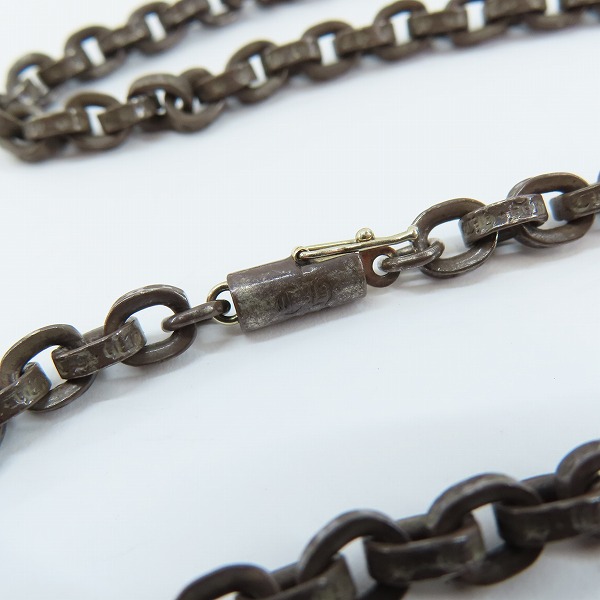 実際に弊社で買取させて頂いたCHROME HEARTS/クロムハーツ PAPER CHAIN 18/ペーパーチェーン ネックレス 18インチの画像 1枚目
