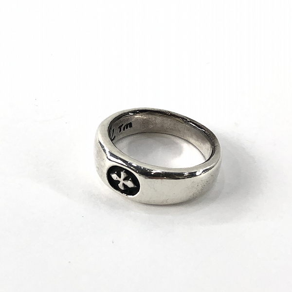 実際に弊社で買取させて頂いたBill Wall Leather/BWL/ビルウォールレザー スムース Cクロス クロス リング/21号