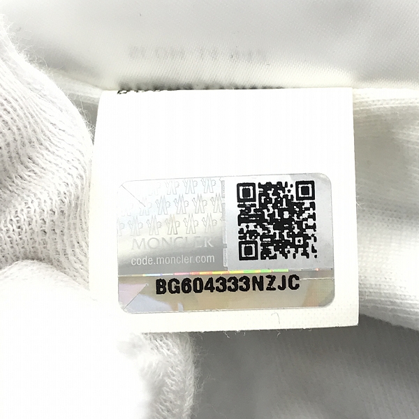 実際に弊社で買取させて頂いた【JPタグ】MONCLER/モンクレール MAGLIA CARDIGAN ナイロン ジップアップ ジャケット 510918413700/Lの画像 4枚目
