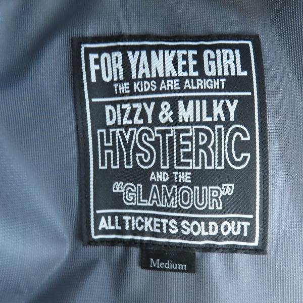 実際に弊社で買取させて頂いたHYSTERIC GLAMOUR/ヒステリックグラマー CIRCLE GIRL スタンドカラーコート 02213AC03 Mの画像 5枚目
