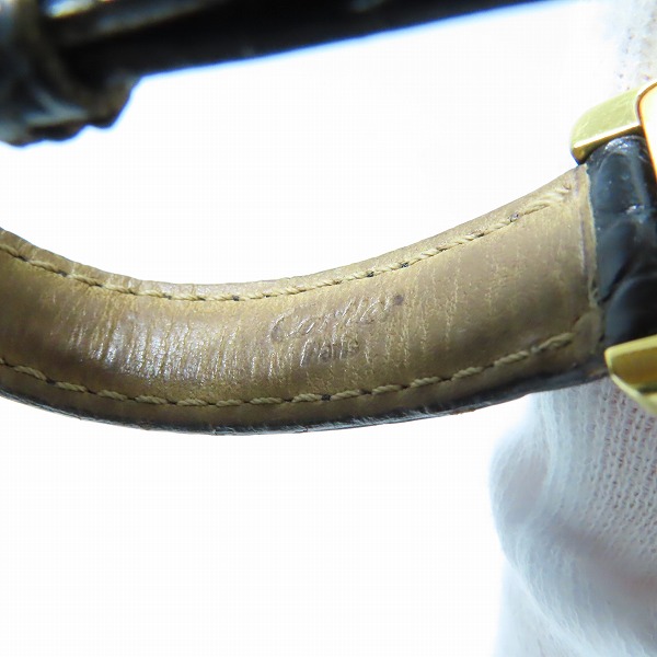 実際に弊社で買取させて頂いたCARTIER/カルティエ  タンクアメリカン SM クオーツ 18K 1710【動作未確認】の画像 4枚目