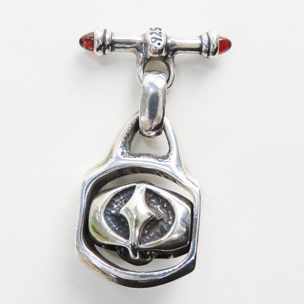 実際に弊社で買取させて頂いたBill Wall Leather/BWL/ビルウォールレザー ゴシッククロス スピナー ロール ペンダントトップ ｗ/Tバーの画像 1枚目