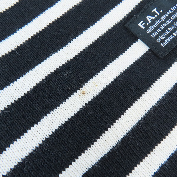 実際に弊社で買取させて頂いたFAT/エフエーティー ボーダー ワイド長袖カットソー F32310-CT12-AB /TITCHの画像 4枚目