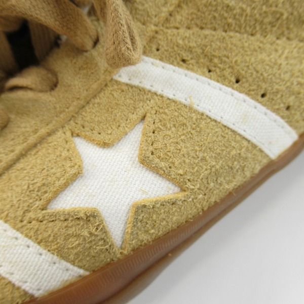 実際に弊社で買取させて頂いたCONVERSE/コンバース STAR&BARS SUEDE GM サンドブラウン スエード スニーカー 1CL257 /29の画像 8枚目