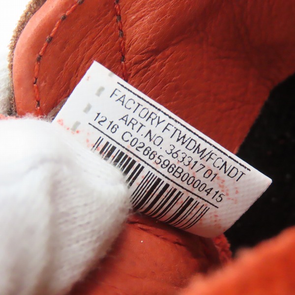 実際に弊社で買取させて頂いたPUMA×PATTA/プーマ×パタ CLYDE  スウェード ローカットスニーカー 363317-01/27.5の画像 6枚目