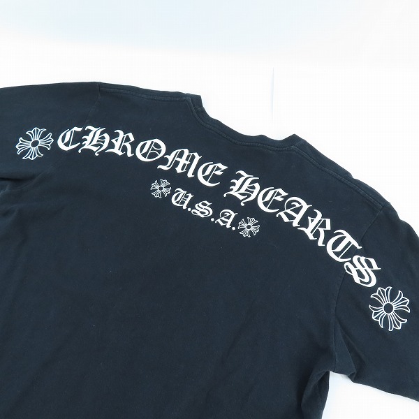 実際に弊社で買取させて頂いた【JPタグ】CHROME HEARTS/クロムハーツ arch logo TEE/アーチロゴ スクロールラベル Tシャツ 2212-304-0070/Lの画像 5枚目