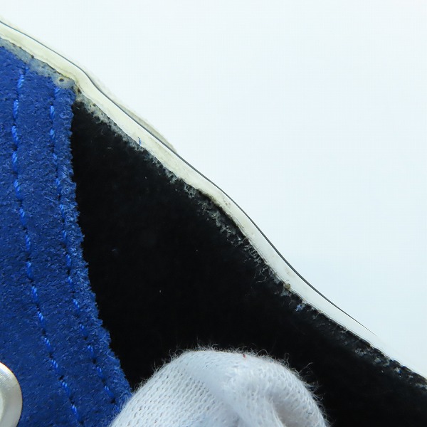 実際に弊社で買取させて頂いたVANS/バンズ スリッポン スニーカー/シューズ ブルー×ブラック 721278/28.0の画像 6枚目