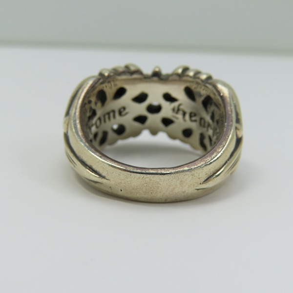 実際に弊社で買取させて頂いた【インボイス原本】CHROME HEARTS/クロムハーツ K&Tリング 20.5号の画像 3枚目