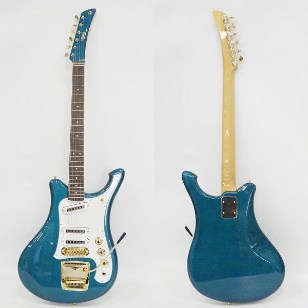実際に弊社で買取させて頂いた★【美品】YAMAHA/ヤマハ SG7 20th Anniversary Candy Blue ビザール エレキギター ハードケース付の画像 1枚目