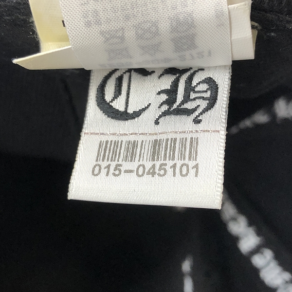 実際に弊社で買取させて頂いた【JPタグ】CHROME HEARTS/クロムハーツ ダガー ブラック刺繍 キャップ/帽子の画像 7枚目