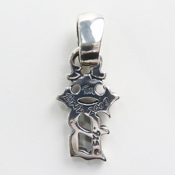 実際に弊社で買取させて頂いたBill Wall Leather/BWL/ビルウォールレザー B イニシャル クラウン ペンダント の画像 2枚目