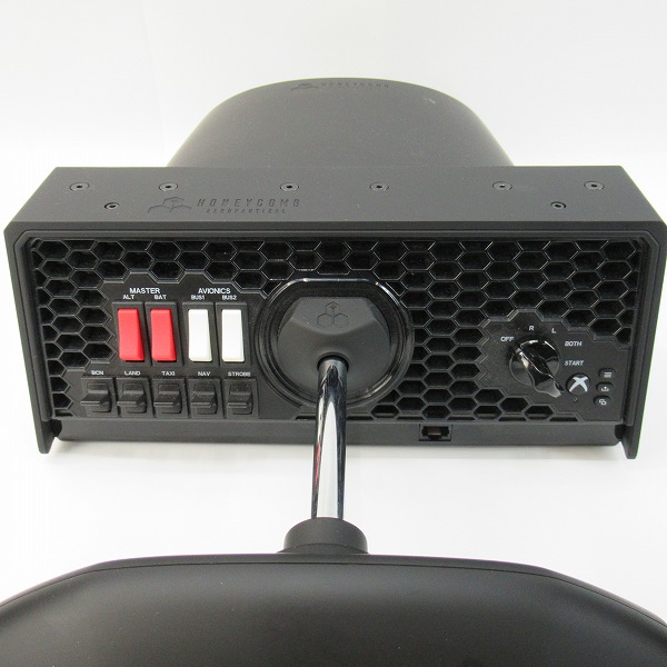 実際に弊社で買取させて頂いたハニカムエアロノーティカル アルファ フライト コントロールズ XPC ヨーク＆スイッチパネル コントローラー 【通電確認済】の画像 2枚目