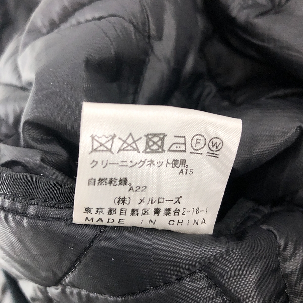 実際に弊社で買取させて頂いたCONVERSE TOKYO/コンバース トウキョウ キルティングコート A2883FC200の画像 5枚目