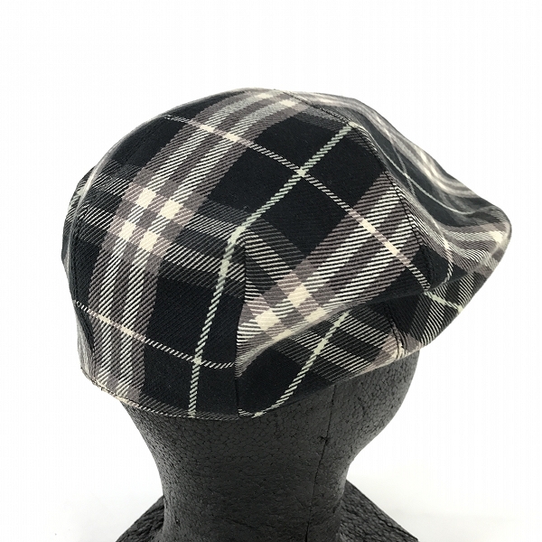 実際に弊社で買取させて頂いたBURBERRY BLUE LABEL/バーバリーブルーレーベル キャスケット ZL467-507-09/57の画像 3枚目