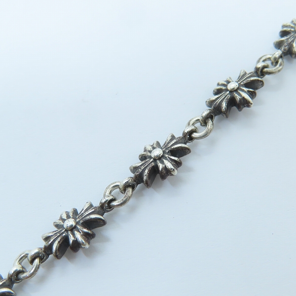 実際に弊社で買取させて頂いたCHROME HEARTS/クロムハーツ タイニーE CHプラス ブレスレット 12リンクの画像 7枚目