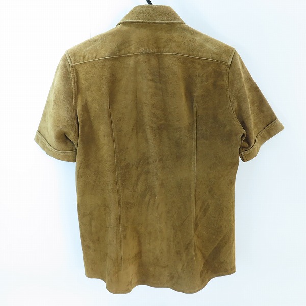 実際に弊社で買取させて頂いたADAM ET ROPE/アダムエロペ ピッグレザー 半袖 ジャケット C-TK1076/40の画像 1枚目