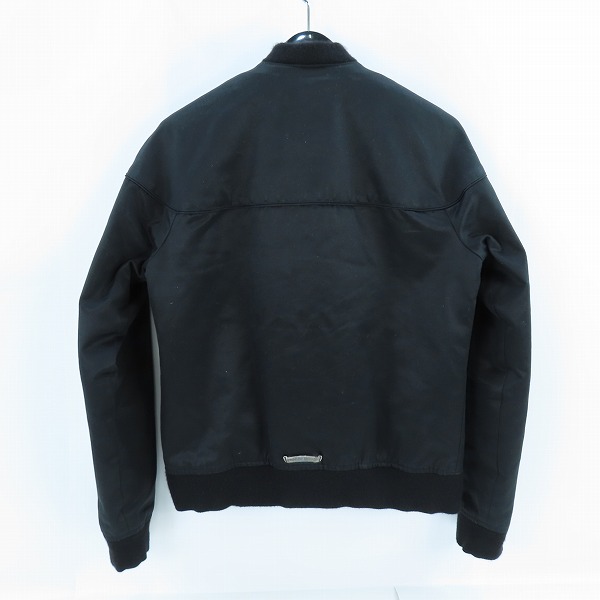 実際に弊社で買取させて頂いた【JPタグ】CHROME HEARTS/クロムハーツ TEARDROP FBRC V1J キルティング ダブルジップブルゾン 2225-304-6250/Mの画像 1枚目