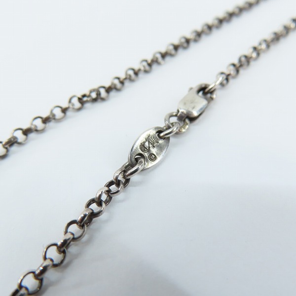 実際に弊社で買取させて頂いたCHROME HEARTS/クロムハーツ ロールチェーン/ネックチェーン ネックレス 18inchの画像 1枚目