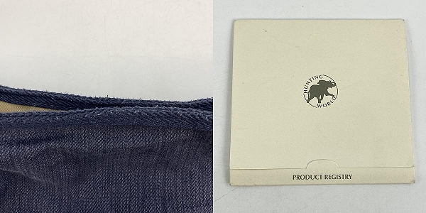 実際に弊社で買取させて頂いたHUNTING WORLD/ハンティングワールド ロゴ/総柄 リバーシブル ショルダーバッグの画像 9枚目