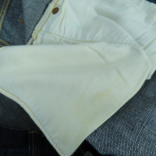 実際に弊社で買取させて頂いたTHE FLAT HEAD/フラットヘッド LOｔ.F350 ストレート デニム/33の画像 5枚目